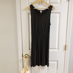 Merona Black dress knee length Medium